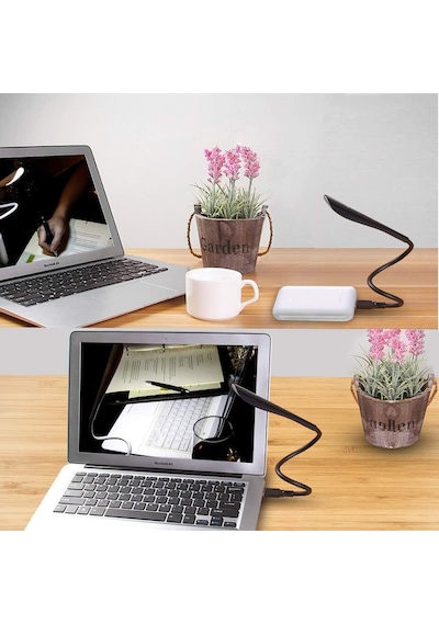 Kyrotech 3 Mod Seviyeli Dokunmatik Usb Led Masa Lambası, 14 Led Beyaz Işık, Ayarlanabilir Parla Diğer