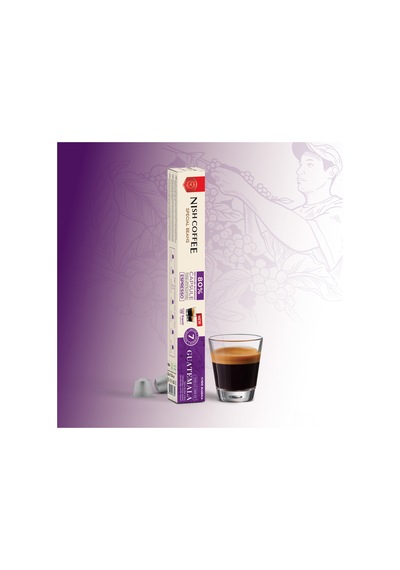 Nish Coffee Single Orijin Kapsül Kahve Guatemala Nespresso Uyumlu -10 Adet Kapsül Kahve