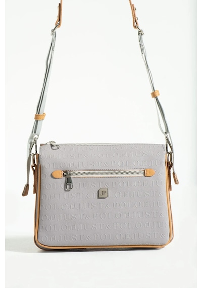 Just Polo Kadın Gri Taba Omuz Çantası 4013mh Gri - Taba 12709755