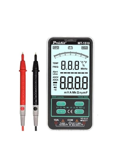 Proskit Mt1510 Dijital Ölçü Aleti Akıllıcep Multimetresi Geniş Ekran
