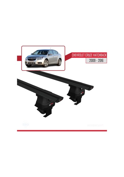 Chevrolet Cruze Hatchback 2009-2016 Arası İle Uyumlu Ace-4 Ara Atkı Tavan Barı Siyah