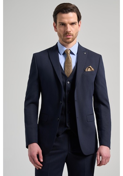 İmza Koyu Lacivert Kendinden Desenli 2 Düğme Classic Esnek Slim Fit Takım Elbise 1001250156 Koyu Lacivert İmza Koyu Lacivert Kendinden Desenli 2 Düğme Classic Esnek Slim Fit Takım Elbise 1001250156 Koyu Lacivert