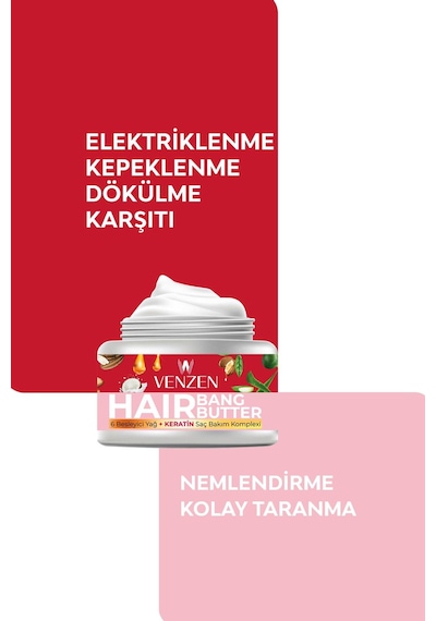 Profesyonel Bang Butter 6 Besleyici Yağ Onarıcı Keratin Komplexi Saç Bakım Yağı, Maskesi 190 Ml