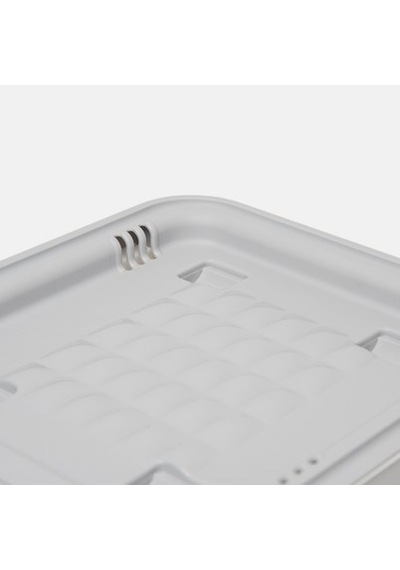 Technow Motek Mt06 12 Litre Gri Tekerlekli Tekli Organizer + Temizlik Seti Gri - Beyaz