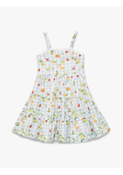 Koton Pamuklu Poplin Dantel Detaylı Meyve Desenli Bol Kalıp Katlı İnce Askılı Elbise Mavi Desenli 5skg80155aw Mavi Desenli Koton Pamuklu Poplin Dantel Detaylı Meyve Desenli Bol Kalıp Katlı İnce Askılı Elbise Mavi Desenli 5skg80155aw Mavi Desenli
