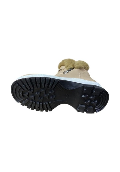 Lepetit Çocuk Kürklü Çift Fermuarlı Kar Botu Vizon Krem - 812221082 Vizon Krem