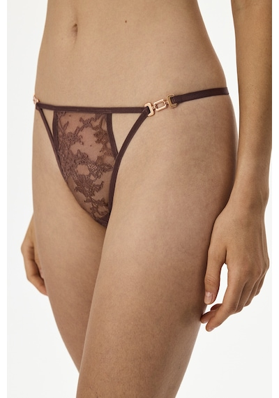 Penti Kahverengi Strap String Külot Bn83