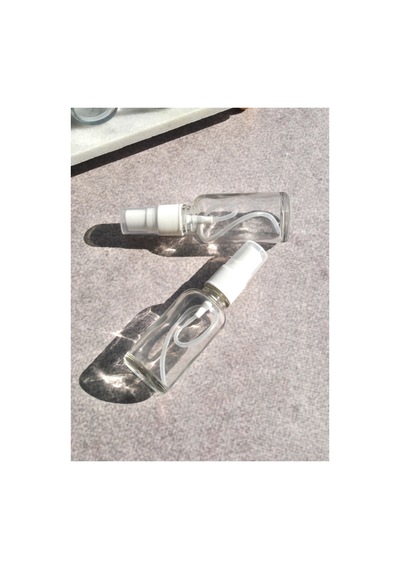 6 Adet 30 Ml Beyaz Cam Sprey Şişesi Kolonya Nişan Düğün Fısfıs