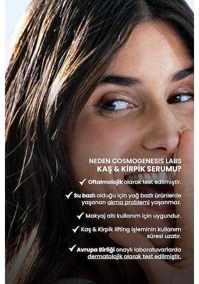 Çok Peptitli Güçlendirici Kirpik & Kaş Serumu 3 Ml