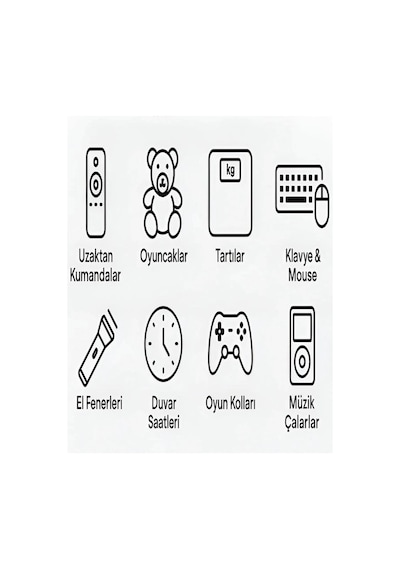 Northcity Type-c Şarjlı 800mwh 1.5v Şarj Edilebilir 2 Li Aaa İnce Pil - Lityum Iyon Batarya