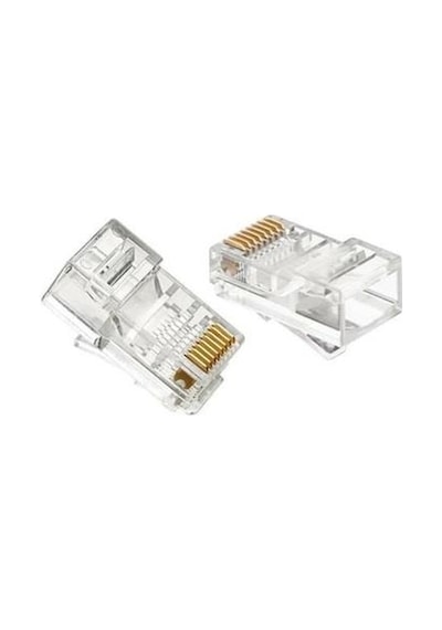 RJ45 Jack - CAT5 CAT6 Jack - 25 Adet