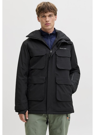 Jack&jones Erkek Mont 12284695 Black Beauty Siyah
