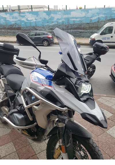 19-24 Bmw 1250Gs 1250Adv Uzun Ön Cam Zeus Koyu Füme 52 CM 4 MM