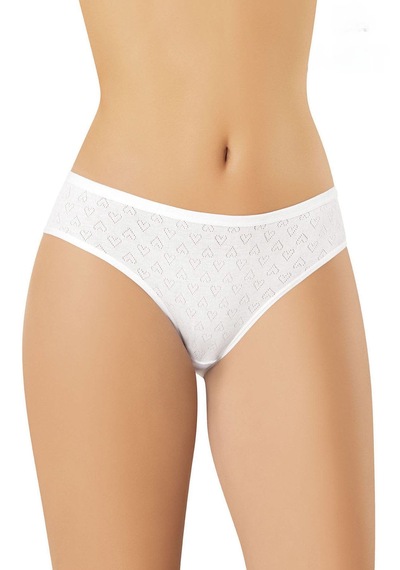 Kota 5031 3 Adet Paket Tam Pamuklu Nefes Alan Kumaş Bikini Külot Beyaz
