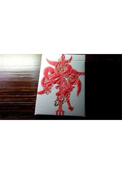 Bicycle Sumi Kitsune Tale Teller Craft Letterpressed Tuck Oyun Kağıdı İskambil Kartları Destesi