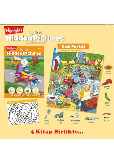 My First Hidden Pictures 4'Lü Set (Benim Ilk Gizli Resimlerim) 522418181