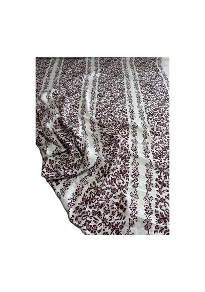 En 150cm Organik Dökümlü Keten Kumaş Elbise, Kimono, Çocuk Giyim Ktn-500 Mürdüm