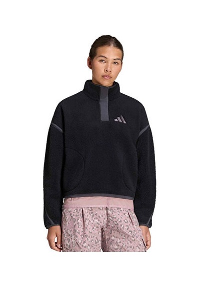 Adidas W Terrex Mt Ess Hp Kadın Outdoor Polar Sweatshirts Ks2334 Siyah