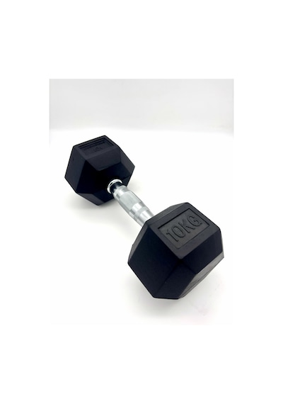 Alin Sport 10 Kg Kauçuk Profesyonel Olimpik Hex Dumbbell Hex Dambıl - Altıgen Dambıl