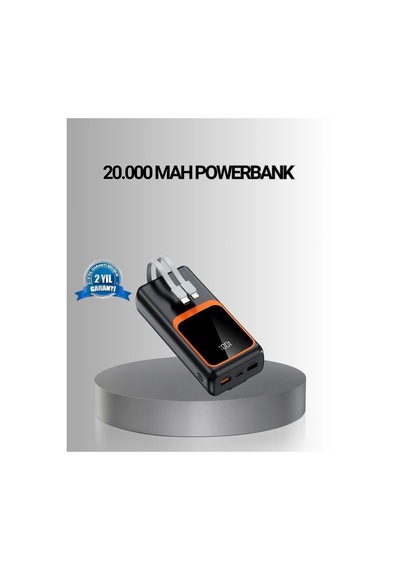 Powerbank 20000 Mah Yüksek Kapasiteli Ve 22.5w Hızlı Şarj Destekli renkli