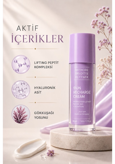 Methode Brigitte Kettner Body Essentials Skin Recharge Cream 50 Ml Yenileyici & Enerji Veren Yüz Kremi
