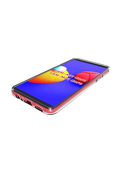 Galaxy A01 Core Kılıf Zore Süper Silikon Kapak Renksiz