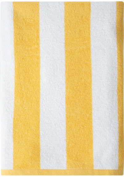 Mudo Home Nova Plaj Havlusu Sarı Beyaz 80x160 696123