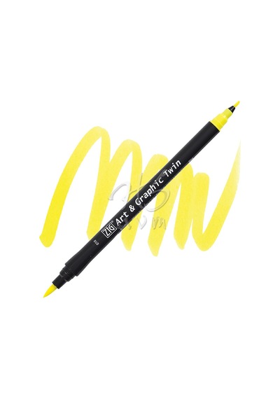 Zig Art & Graphic Twin Marker Tut-80 10 Yellow
