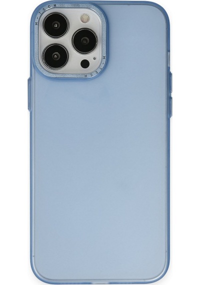Apple Uyumlu iPhone 14 Pro Max Uyumlu Kılıf Modos Metal Kapak - Mavi
