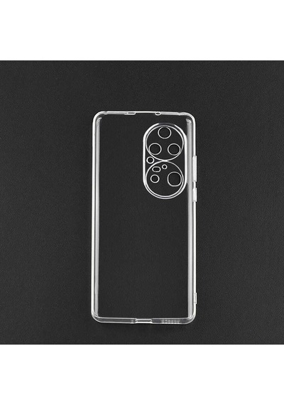 Huawei P50 Pro Kılıf Uzrm Süper Silikon Kapak - Renksiz Renksiz
