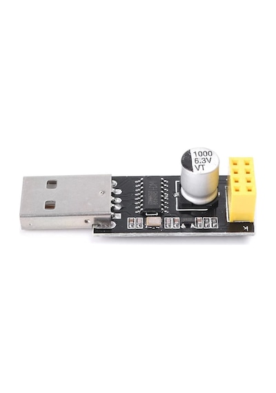 Esp8266 Esp-01 Modulü Için Pc Usb Bağlantı Ayar Adaptörü Ch340