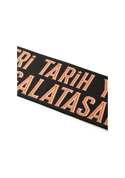 Galatasaray Lisanslı 5 Yıldızlı Gerçekleri Tarih Yazar Şal Atkı Siyah