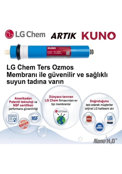 Sulook Su Arıtma Sistemi Lg Membran 80 Gpd ( 5 Adet )**