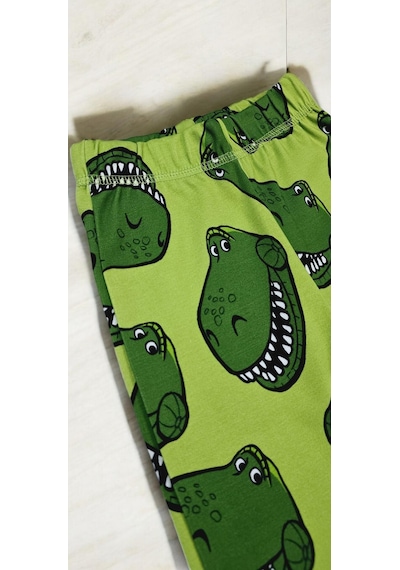Sea Bubbles Trex Çocuk Pijama Takımı Yeşil