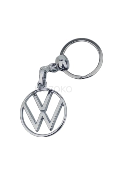 Yüksek Kaliteli Volkswagen Yeni Logolu Metal Araç Anahtarlık, Çift Yönlü, Hediyelik Araba Anahtarlık