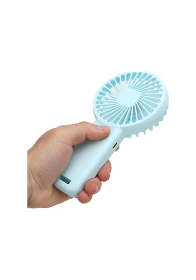 Mini Fan,telefon Tutucu,portatif El Vantilatörü Pembe 9,3x19cm Mavi Diğer