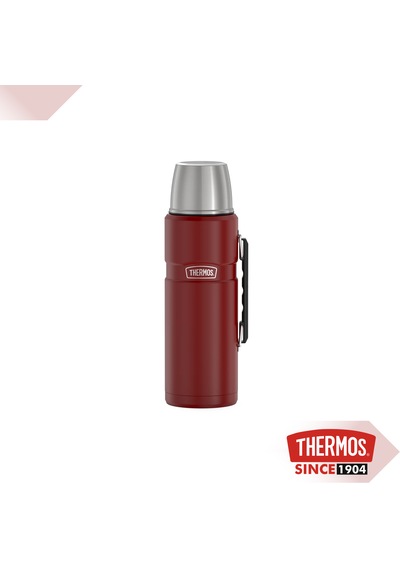 Thermos Sk2020 Stainless King X Large Paslanmaz Çelik Termos 2 Litre Kırmızı