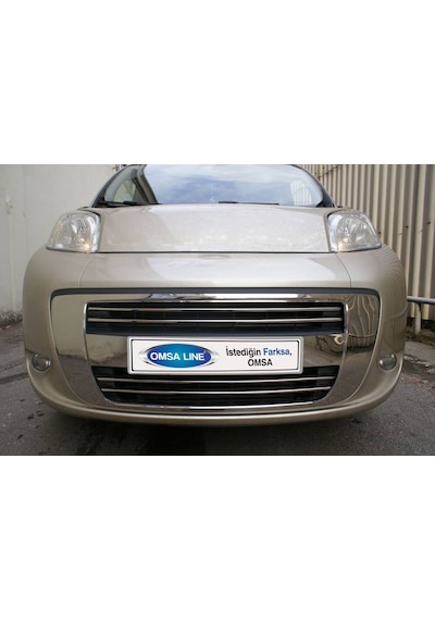 Peugeot Bipper Krom Ön Tampon Çıtası 4 Parça 2008 ve Sonrası