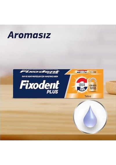 Plus Güçlü Isırık Diş Protezi Yapıştırıcı Krem 40 G