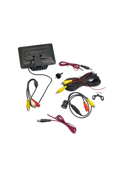 12v Araç İçi Lcd Ekran 4.3 '' + Gece Görüşlü Kamera 18 Mm