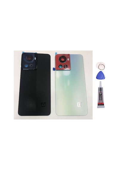 One Plus 10r Yeşil Arka Kapak Batarya Kapağı Pil Kapağı Yapışkan Ve Sökme Aparatıyla Beraber Full Set Yeşil