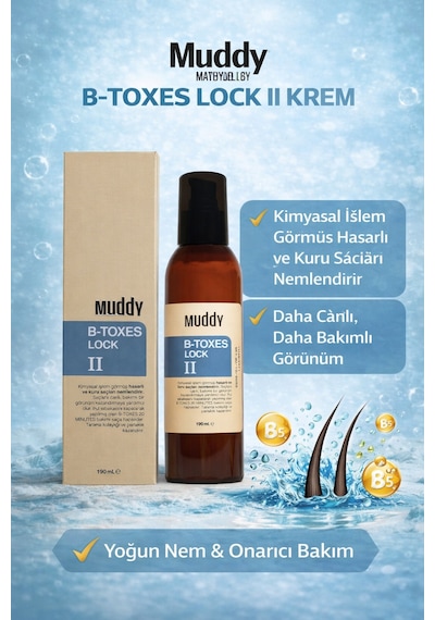 Muddy B-TOXES Lock 2 Keratin Sabitleyici 190 ML
