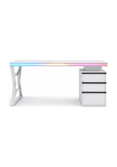 Bilgisayar Masası + Rgb Led 170 77 65 Cm Kumandalı Ve Telefon Kontrollü Çok Renkli