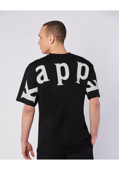 Kappa Jose Tee Erkek Siyah Regular Tişört