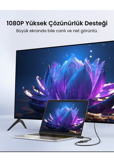 Ugreen Display Port To Hdmı 4k Dönüştürücü Adaptör, 40363