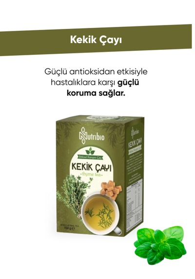 Nutribio Kekik Çayı Bitkisel Karışım Çay 150g