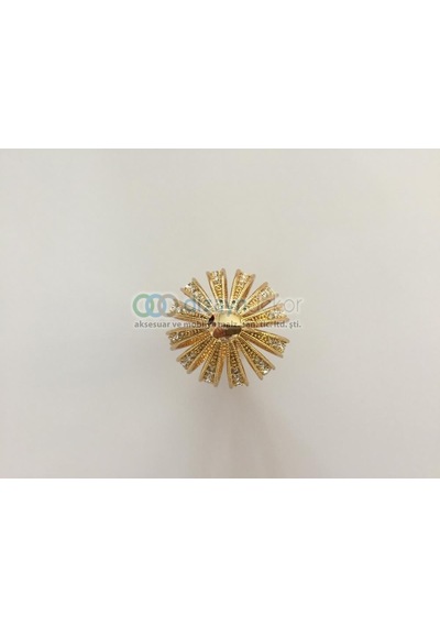 Swarovski Kristal Tekli Altın Özel Tasarım Kulp