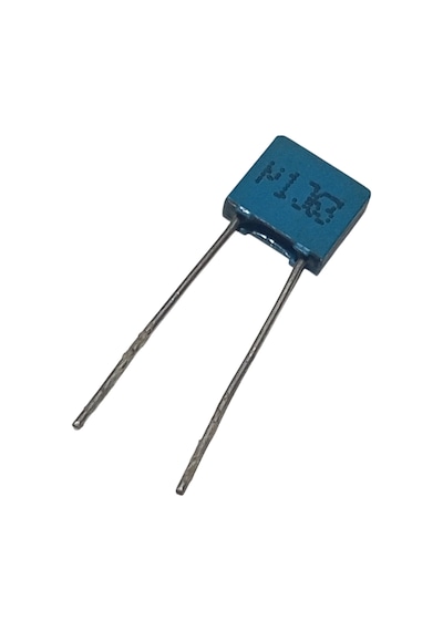 10 Adet 100nf 0.1uf 63v U1j63 5mm Mavi Kutupsuz Polyester Kondansatör 2x6x7mm