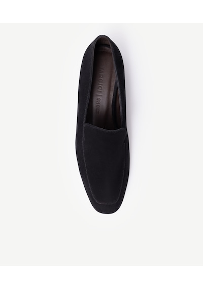 Yargıcı Süet Kapalı Yüzlü Loafer 26kkay4030x 001 Siyah