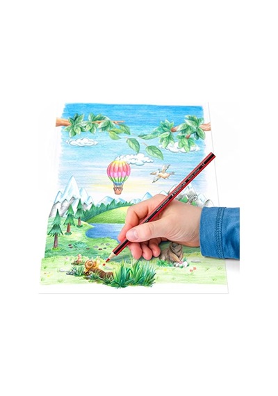 Staedtler 185 C18 Noris Kuru Boya Kalemi 18'li 124-Pembe